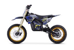 NITRO MOTORS E-Dirtbike 1800W 48V Tiger Lithium 13Ah 14/12 brushless DELUXE Offroad Blau Produktbild