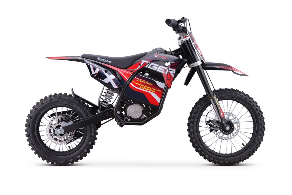 Nitro Motors E-Dirtbike 1600W Tiger VX 48V 13Ah Lithium 14|12 Zoll Offroad Produktbild