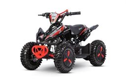 NITRO MOTORS 49ccm mini Kinder Quad Python Snowy-Profile L Sport 6-Zoll Offroad Rot Produktbild