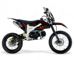 Pitbike 125ccm Schaltung KXD Dirtbike DB 612 PRO 17|14 Zoll E-Start Scheinwerfer Offroad Rot Produktbild