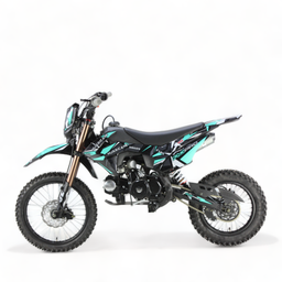 KXD 609 E+K Hurricane 125ccm 17/14 Zoll 4T Dirtbike Pitbike Offroad Türkis Produktbild