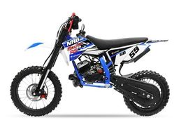 NITRO Motors 50ccm midi Kinder Dirtbike NRG50 RS 14/12 Zoll Offroad Blau Produktbild