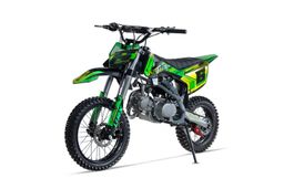 NITRO Motors 125ccm Pitbike Dirtbike DRIZZEL UX URX 17|14 Zoll Kick Start Offroad Grün Produktbild