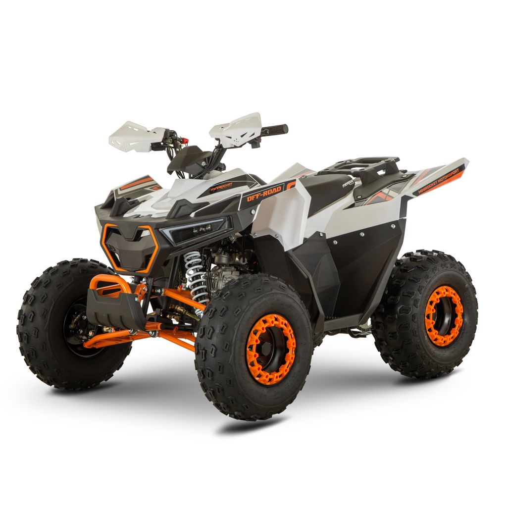 Quad ATV MRM Panther 125ccm 3+1 Gang Semi-Automatik 8-Zoll Offroad Weiß Produktbild
