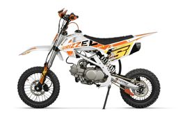 NITRO MOTORS 125ccm Dirtbike DRIZZEL UX URX 14/12 Zoll Kick Start Offroad Orange Produktbild