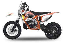 NITRO MOTORS 50ccm mini Kinder Dirtbike NRG50 12/10 Zoll Offroad Orange Produktbild