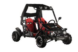 Kinderbuggy Buggy 125ccm 7-Zoll 4-Takt E-Start Halbautomatik Offroad Schwarz Produktbild