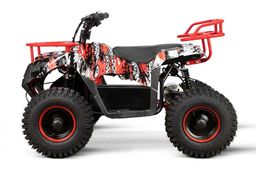 Nitro Motors Torino Cross Eco Graffiti mini Quad 1000W 36V 6 Zoll Kinderquad Offroad Camouflage-rot Produktbild