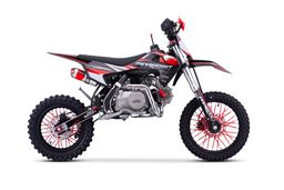 Pitbike Crossbike Dorado DT125 4T 14|12 Zoll 4G Automatik Motocross Offroad Schwarz Produktbild