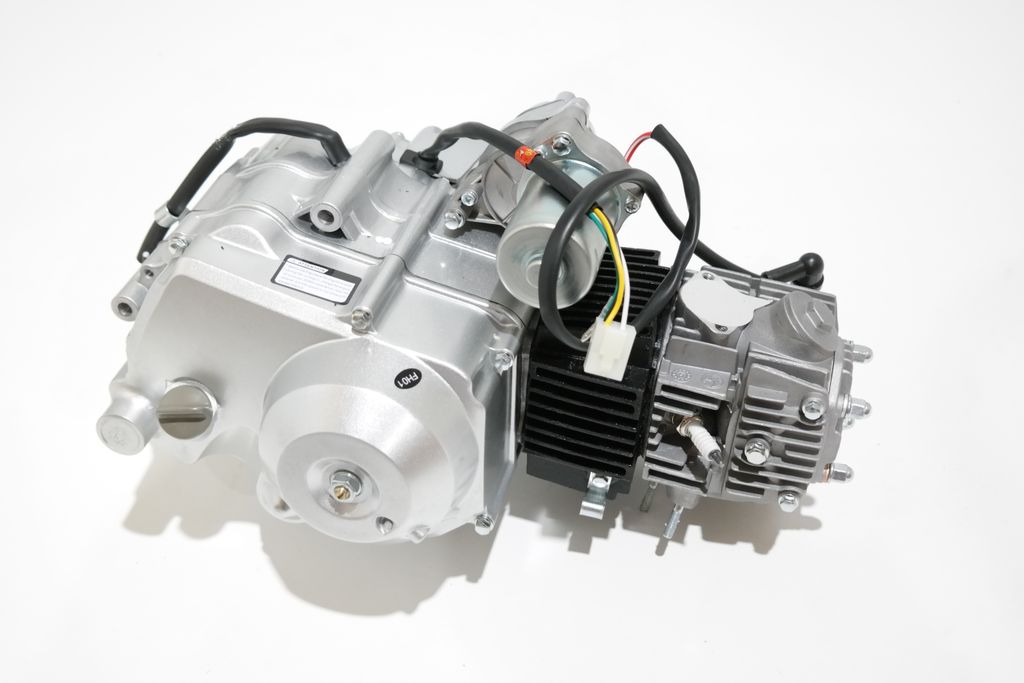 Motor Pitbike 125ccm 4-Takt automatik universal E-Start Silber Produktbild