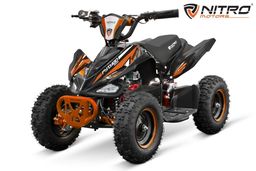 NITRO MOTORS 1000W Eco mini Kinder Quad Python Sport 6 Zoll Offroad Orange Produktbild