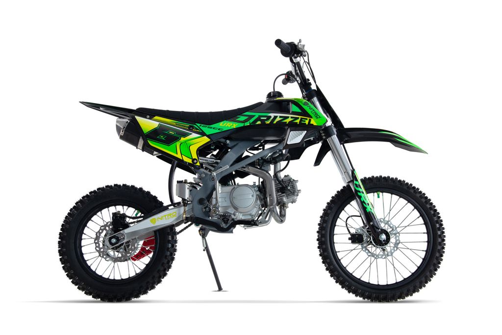 NITRO Motors 125ccm Pitbike Dirtbike DRIZZEL UX URX 17|14 Zoll Kick Start Offroad Produktbild