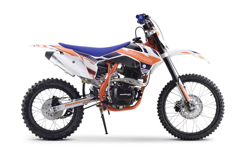 Pitbike Vollcross MiniRocket Hurricane 150ccm 5-Gang 19|16 Zoll Offroad Produktbild