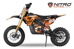 NITRO MOTORS 1000W Eco midi Kinder Dirtbike Tiger DLX 12 Zoll Orange Produktbild