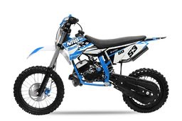 NITRO Motors 2-Takt 50ccm NRG50 14|12 Zoll Dirtbike Automatik Offroad Blau Produktbild