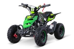 NITRO MOTORS 49ccm mini Kinder Quad Repti DLX 6 Zoll Offroad Grün Produktbild