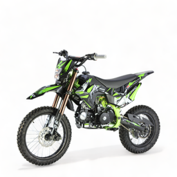 KXD 609 E+K Hurricane 125ccm 17/14 Zoll 4T Dirtbike Pitbike Offroad Grün Produktbild