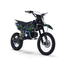 KXD 612 E+K 125cc 17/14 Zoll Dirtbike Offroad mit Scheinwerfer Grün Produktbild