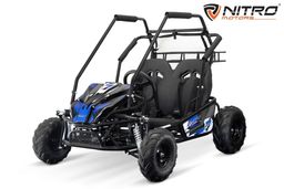 NITRO MOTORS 1000W Eco midi Kinder Buggy Offroad Blau Produktbild