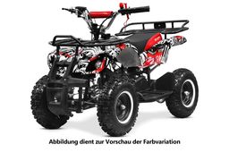 Nitro Motors 49ccm mini Kinder Quad Torino Graffiti Snowy-Profile L Sport 6-Zoll Offroad Graffity-rot Produktbild