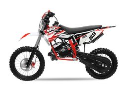 NITRO Motors 2-Takt 50ccm NRG50 14|12 Zoll Dirtbike Automatik Offroad Rot Produktbild