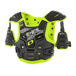 O`NEAL Pxr Stone Shield, Protector (one-size)  schwarz/neon-gelb Produktbild