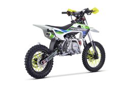 Pitbike Crossbike Dorado DK110 4T 14|12 Zoll 4G Halbautomatik Motocross Offroad Blau Produktbild