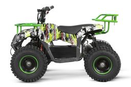 Nitro Motors Torino Cross Eco Graffiti mini Quad 1000W 36V 6 Zoll Kinderquad Offroad Camouflage-grün Produktbild