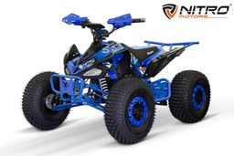 NITRO MOTORS 1000W 48V Eco midi Kinder Quad Speedy Sport 8-Zoll Offroad Blau Produktbild