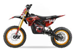 NITRO 1300W Eco midi Dirtbike Tiger DLX 14/12" 48V 13Ah Lithium Offroad Rot Produktbild