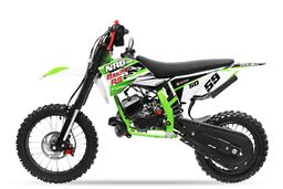 NITRO Motors 50ccm midi Kinder Dirtbike NRG50 RS 14/12 Zoll Offroad Grün Produktbild