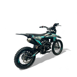 ALFARAD T5 250ccm 4-Takt Pitbike Dirtbike 17|14 Zoll Vollcross Schaltung Offroad Türkis Produktbild