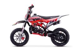 NITRO Motors 49ccm mini Kinder Pocketbike Dirtbike Coyote VX DLX 10 Zoll Offroad Rot Produktbild