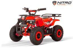 NITRO MOTORS 1200W Eco mini Kinder Quad Dusty BTF Profile XL Sport 6-Zoll Offroad Rot Produktbild