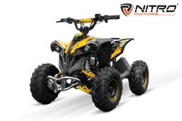 NITRO MOTORS 1200W Eco midi Kinder Quad Avenger PRM 6-Zoll Offroad Gelb Produktbild