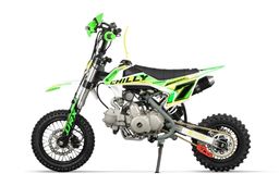 NITRO MOTORS 125ccm Kinder Dirtbike CHILLY UX URX 12/10 E-Start Automatik Grün Produktbild