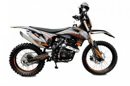 ALFARAD T7 250ccm 4-Takt Pitbike Dirtbike 21|18 Vollcross Schaltung Offroad Orange Produktbild