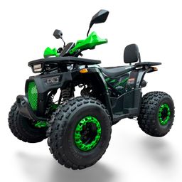 MRM Hunter II 125ccm 3+1 Quad ATV 8-Zoll Semi-Automatik Offroad Grün Produktbild