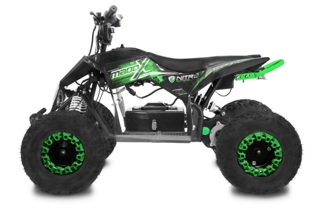 NITRO MOTORS 1300W XXL Eco midi Kinder Quad Madox Performance DLX 6-Zoll Offroad Grün Produktbild