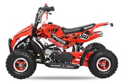 NITRO MOTORS 49ccm mini Kinder Quad Dragon Sport 4-Zoll Offroad Rot Produktbild