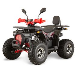 MRM Hunter II 125ccm Quad ATV Deluxe Automatik Alufelgen 8-Zoll Offroad Rot Produktbild