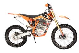 Pitbike Vollcross MiniRocket PitRock 250ccm 5-Gang 21|18 Zoll Offroad Orange Produktbild