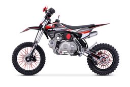 Pitbike Crossbike Dorado DK110 4T 14|12 Zoll 4G Halbautomatik Motocross Offroad Schwarz Produktbild