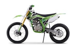 Pitbike Vollcross MiniRocket PitRock 250ccm 5-Gang 21|18 Zoll Offroad Grün Produktbild