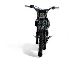 Pitbike 125ccm Schaltung KXD Dirtbike DB 612 PRO 17|14 Zoll E-Start Scheinwerfer Offroad Grün Produktbild