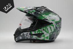 Cross Helm Pro Visier Grün XS Produktbild