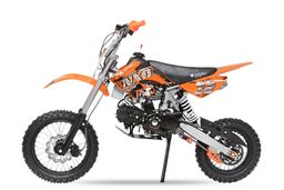 NITRO MOTORS A14 125ccm midi Kinder Dirtbike NXD Sport 14/12 Zoll Offroad Orange Produktbild