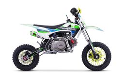 Pitbike Crossbike Dorado DT90 4T 12|10 Zoll 4G Automatik Motocross Offroad Blau Produktbild