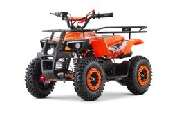 NITRO MOTORS 49ccm mini Kinder Quad Dusty Snowy-Profile L Sport 6-Zoll Offroad Orange Produktbild