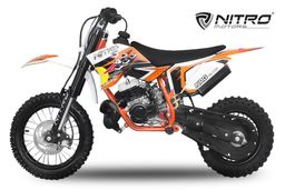 NITRO MOTORS 50ccm mini Kinder Dirtbike NRG50 RS 12/10 Zoll Offroad Produktbild